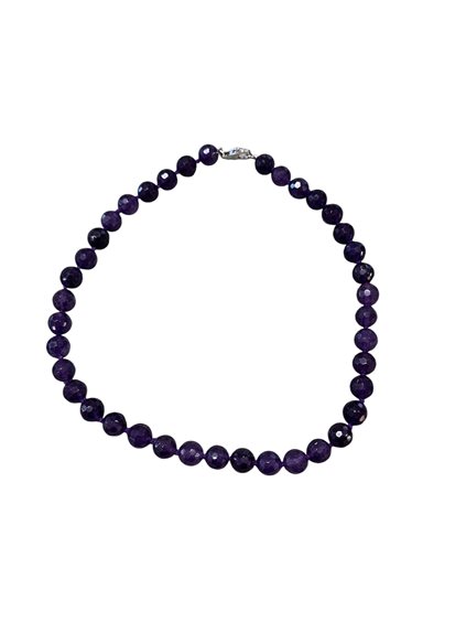 Collana Domar Donna in Argento Ametista COAR-375-280 - COAR-375-280